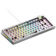 Glorious GMMK 3 Pro 75% Custom Gaming Keyboard - Barebone, ANSI Layout, Silver image number null