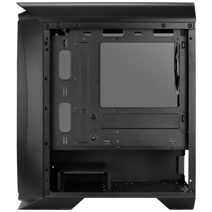 Aerocool Aero One Mini Eclipse Mid Tower, Tempered Glass - Black image number 6