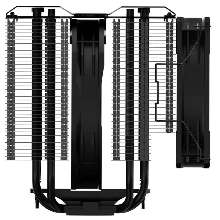 Cooler Master MasterAir MA824 Stealth CPU-Kühler - 135mm, schwarz image number 3
