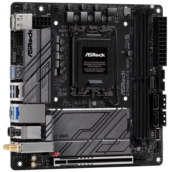 ASRock Z790M-ITX WIFI, Intel Z790 motherboard - Socket 1700, DDR5 image number 1