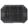 Thermaltake The Tower 600 PC Case, Mid Tower, ATX, Tempered Glass &ndash; includes 2x 140mm Fans, Black image number null