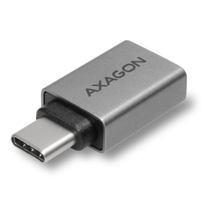 AXAGON USB-C 3.1 M auf USB-A F Adapter, Aluminium - schwarz image number 0