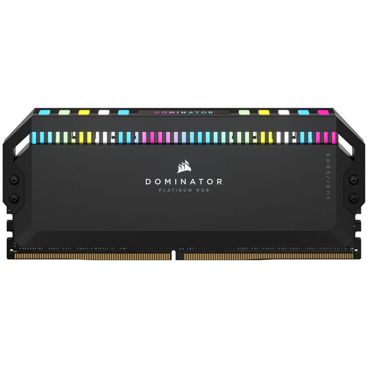 Corsair Dominator Platinum RGB DDR5-6400 RAM, CL32, XMP - 32 GB Dual-Kit, black image number 3