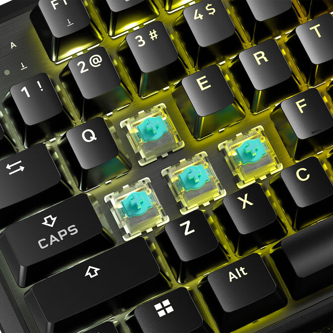 Corsair K70 Pro TKL Gaming Tastatur, TKL-Tastatur (80%), Corsair MGX &ndash; schwarz, ISO (DE) image number 6