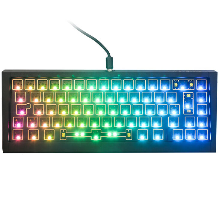 Ducky Outlaw 65 Gaming-Tastatur, Barebone - schwarz (ISO) image number 2