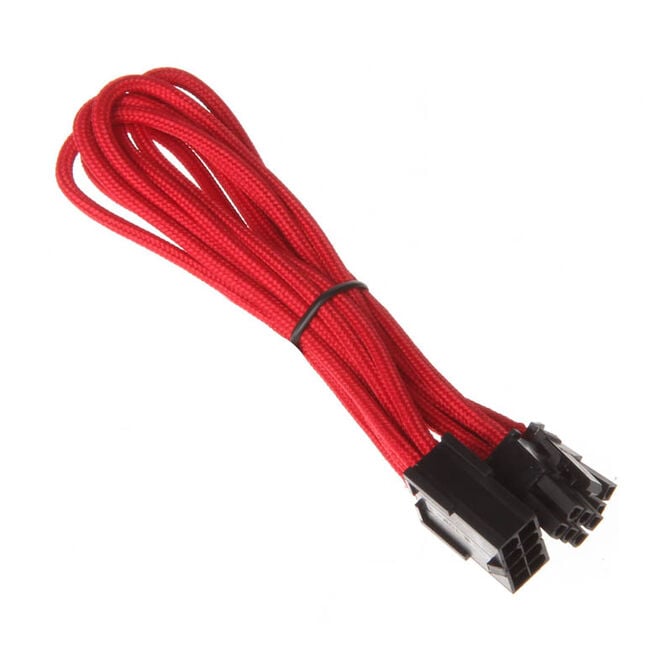 SilverStone 8-Pin-PCIe auf 6+2-Pin-PCIe Verl&auml;ngerung - 250mm rot image number 1