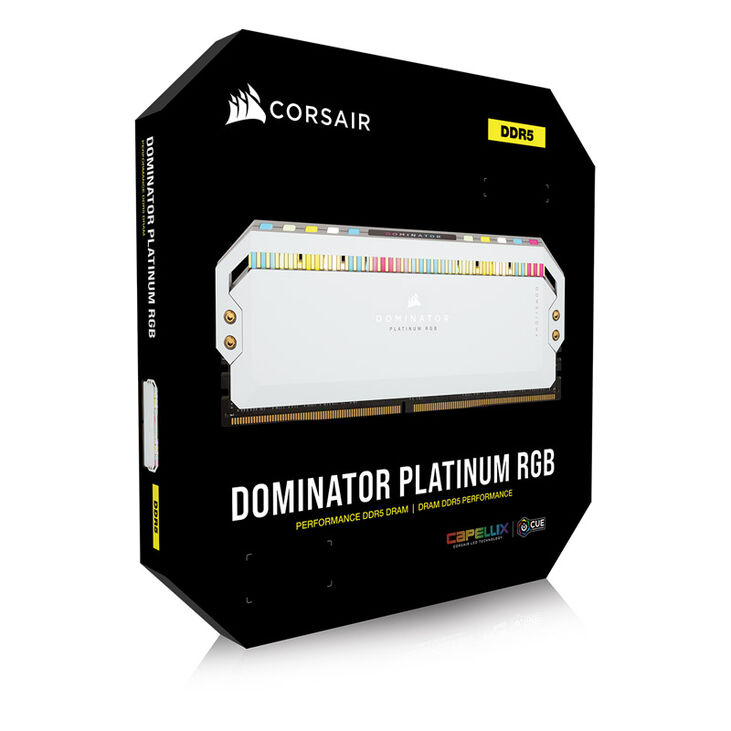 Corsair Dominator Platinum RGB, DDR5-5600, Intel XMP 3.0, CL40 - 64 GB Dual-Kit, white image number 9
