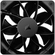 Corsair RS Series 120, PWM L&uuml;fter 3er Pack  - 120 mm, schwarz image number null