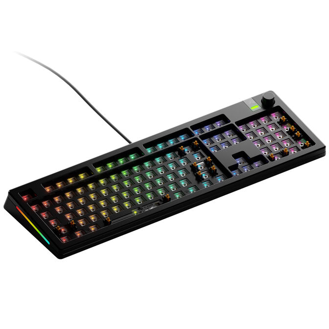 Glorious GMMK 3 Pro 100% Custom Gaming Keyboard - Barebone, ANSI Layout, Black image number 0