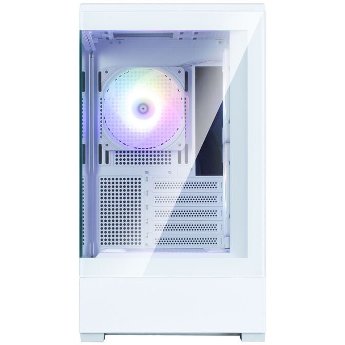 Zalman P30 V2 PC-Geh&auml;use, Mini-Tower, mATX, RGB, Tempered Glass - wei&szlig; image number 4
