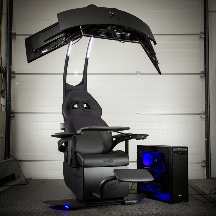 MWE LAB Emperor XT Gaming Chair - Black image number 7