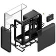 HYTE X50 Midi Tower - Pitch Black image number null