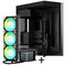 TRYX LUCA L70 Midi Tower - black + PANORAMA SE ARGB 360 complete water cooling, 3D-AMOLED, 360mm - black