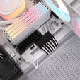 Corsair Premium Sleeved DC Cable Starter Kit, f&uuml;r Typ-5-Netzteil - schwarz/wei&szlig; image number null