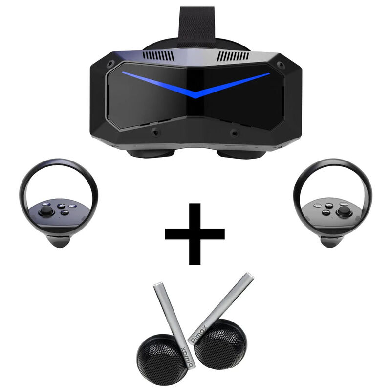 Pimax Crystal Super VR-Headset, 57 PPD + DMAS-Kopfhörer Bundle - schwarz Image