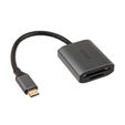 Akasa USB 3.2 Gen1 Type-C Dual Card Reader - silver image number null
