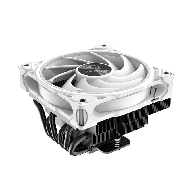 Akasa SOHO H6L M2 Low-Profile CPU-K&uuml;hler, ARGB - 120mm, wei&szlig; image number 1