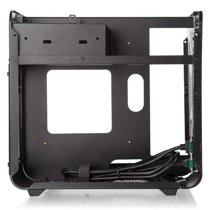 Raijintek METIS EVO TG Mini-ITX case, Tempered Glass - silver image number 3