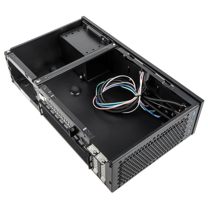 SilverStone SST-ML09B Milo HTPC Case - black image number 6