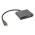 Akasa USB Typ C 2-In-1 Display-Adapter - silber image number null