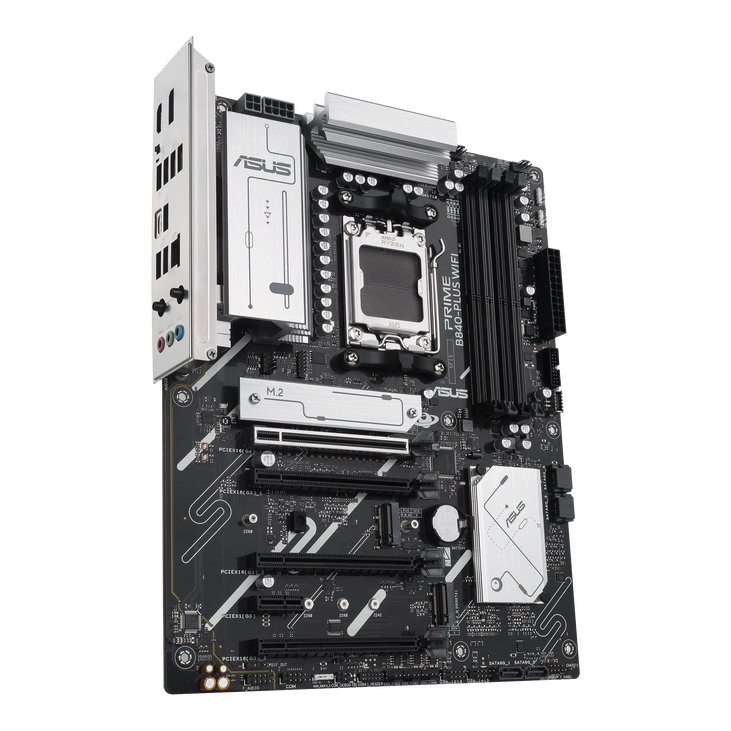 ASUS PRIME B840-Plus WiFi Mainboard, Sockel AM5, AMD B840, ATX, DDR5 image number 3