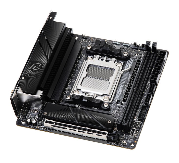 ASRock A620I Lightning WiFi Mainboard - A620-Chipsatz, Sockel AM5, DDR5 image number 4