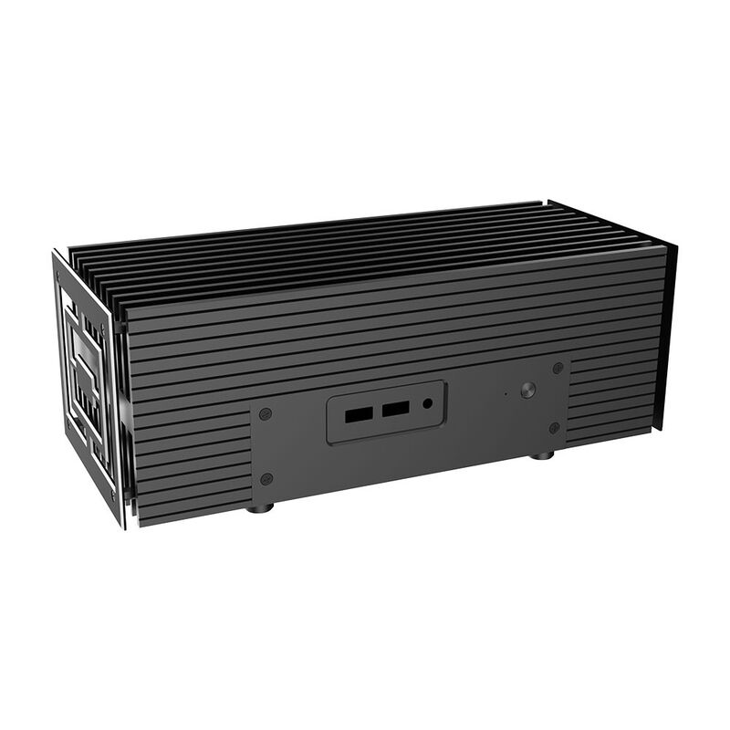 Akasa Turing Duo Pro Aluminium-Gehäuse - für Asus PN52 / PN53 / PN64, schwarz