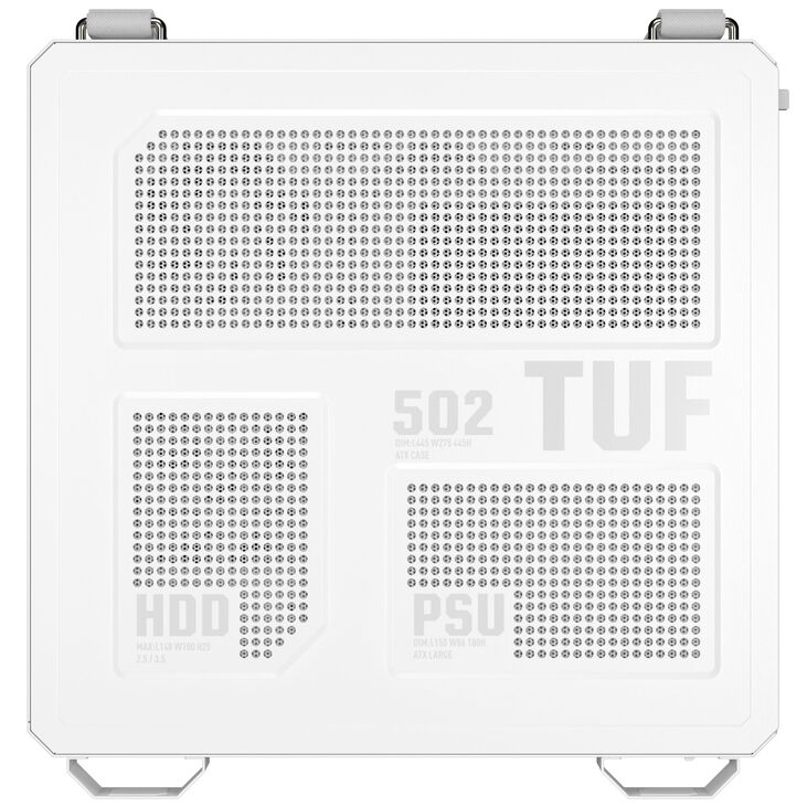 ASUS TUF Gaming GT502 Horizon PC Case, Mid Tower, ATX, Tempered Glass - white image number 14
