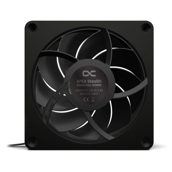 Alphacool Apex Stealth Metal Fan 120 mm, 2,000 RPM - black image number 2