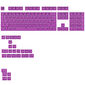 Glorious GPBT Basics Keycaps, ANSI Layout (US), PBT, Doubleshot - Epic Purple