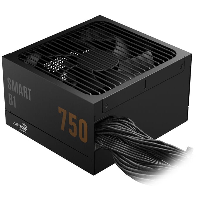 AeroCool Smart B1 80 PLUS Bronze Netzteil, PCIe 5.1, ATX 3.1 - 750 Watt, schwarz image number 1