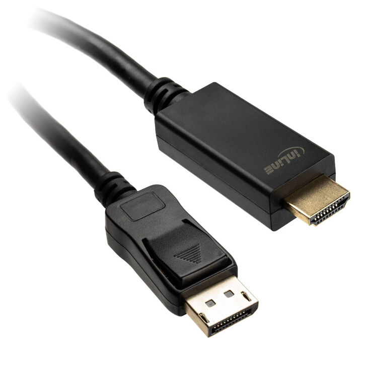 InLine DisplayPort zu HDMI Konverter Kabel, 4K/60Hz, schwarz - 5m image number 0