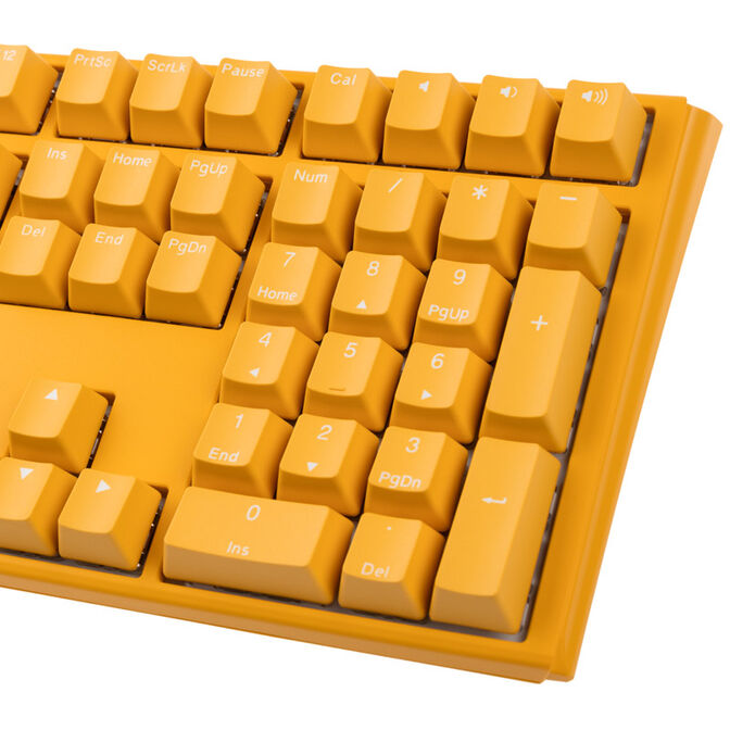 Ducky One 3 Yellow Gaming Tastatur, RGB LED - MX-Speed-Silver (US) image number 7