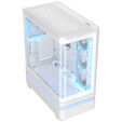 ASUS Prime AP304 ARGB PC Case, Mid Tower, ATX, ARGB, Tempered Glass &ndash; white image number null
