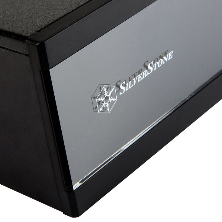 SilverStone SST-ML05B Milo HTPC Gehäuse - schwarz image number 4