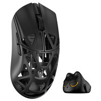 WLMOUSE Beast X Pro Solid Sides Gaming Maus, Omron Optical Switches - schwarz