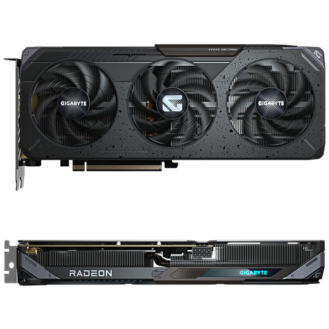 Gigabyte Radeon RX 9060 XT Gaming OC 8G Graphics Card, 8192 MB GDDR6 image number 2
