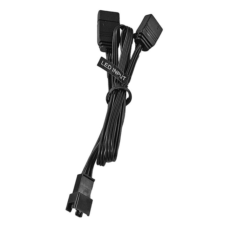 PHANTEKS 3-pin RGB LED adapter cable for motherboards with A-RGB header image number 1