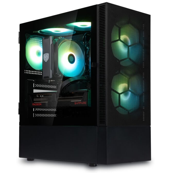 Gaming-PC Phantom, AMD Ryzen 5 9600, RX 9070 - Fertig-PC image number 0