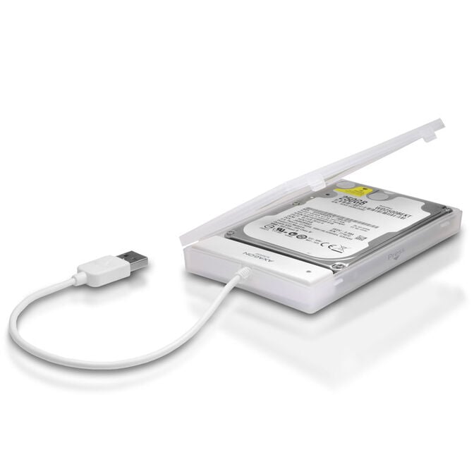 AXAGON ADSA-1S SLIMPort Adapter, USB 2.0, 2.5" SSD/HDD, SATA - with Case image number 5
