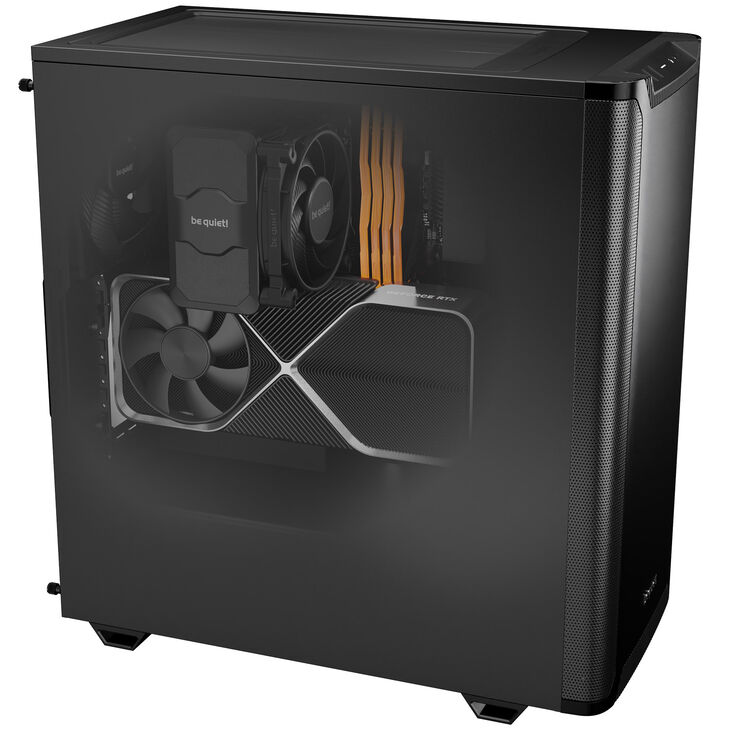 be quiet! Pure Base 501 PC Case, Mid Tower, ATX - Black image number 4