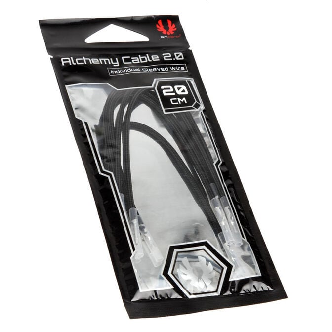 BitFenix Alchemy 2.0 PSU Cable, 5x 20cm - schwarz image number 4
