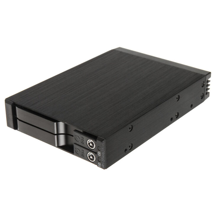 SilverStone SST-FS202B 3.5-inch hot-swap for 2x 2.5-inch HDD/SSD image number 1