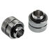 Bitspower Touchaqua Link Adapter Female G1/4 Zoll AG auf Link Tube verstellbar 16-22mm - 2er-Pack, s image number null