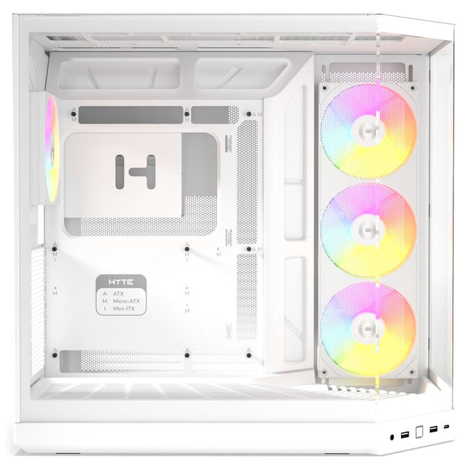 HYTE Y50 Midi Tower - Snow White image number 4
