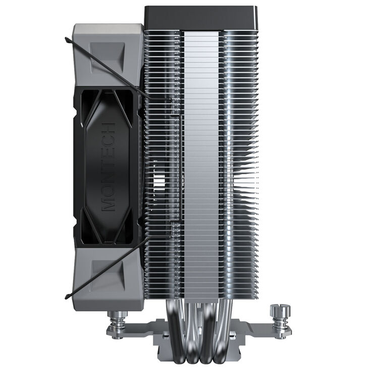 Montech NX400 Black CPU-cooler - 120mm, schwarz image number 2