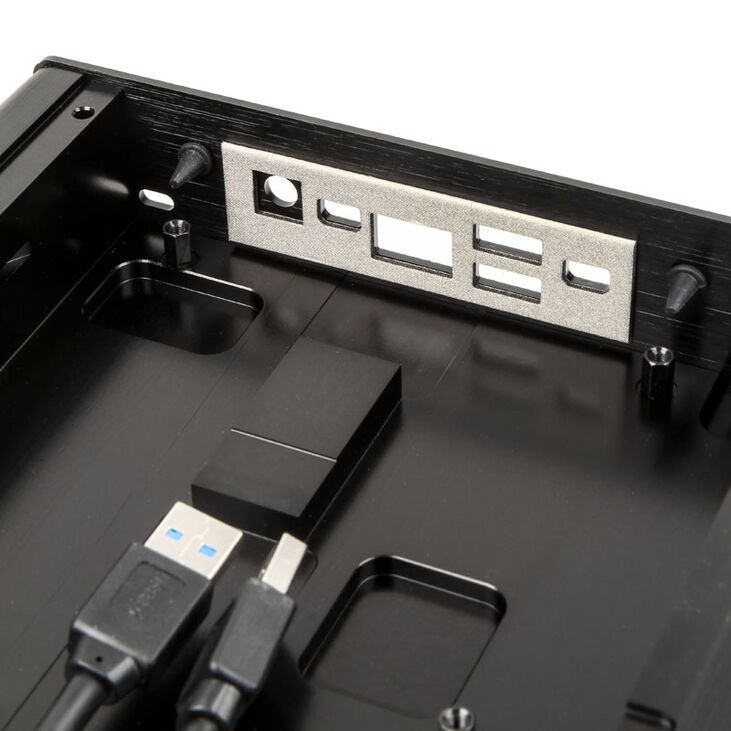 Akasa Newton S UCFF-Gehäuse (Intel NUC), 65W Netzteil, OEM - schwarz image number 6