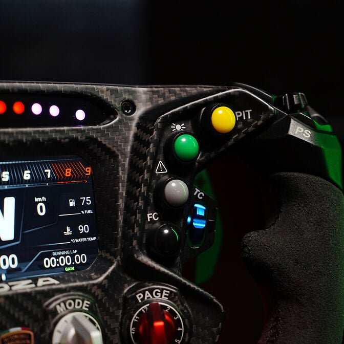 MOZA x Automobili Lamborghini ESSENZA SCV12 Steering Wheel image number 8