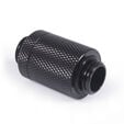Alphacool ES D-Plug, 25.5mm, G1/4 IG to G1/4 IG - Deep Black image number null