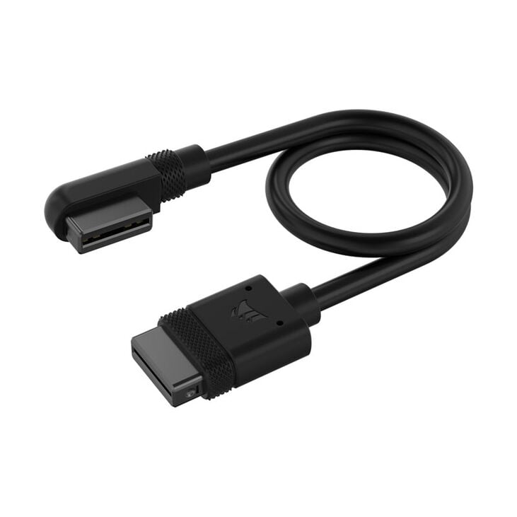 Corsair iCUE LINK Cable Connector 90 Degree - Black, 20 cm 2-Pack image number 2